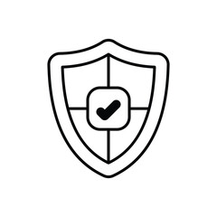 Approved icon design with white background stock illustration