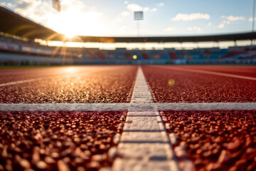 Stadium&rsquo;s silence before race day captured in light