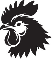 Hen Silhouette Vector Artwork