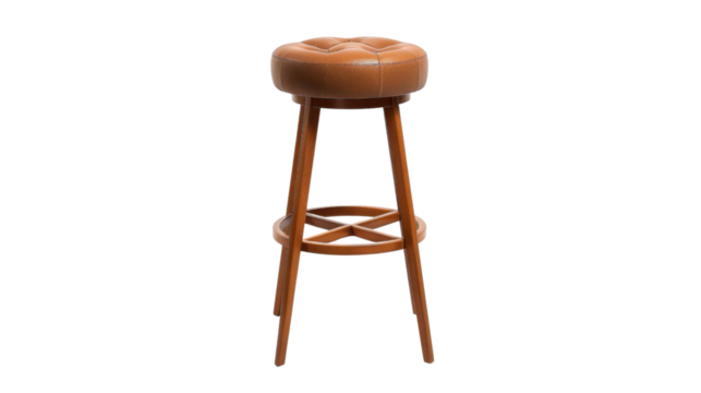 Bar chair bar stool on transparent background 