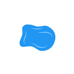 Water spill puddle vector