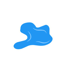 Water spill puddle vector