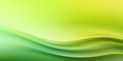 Obraz premium Abstract Green Wave Background