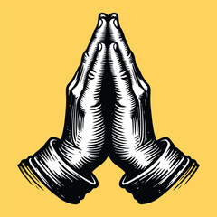 Praying hands. pray and holy. Religion and holy catholic or christian.