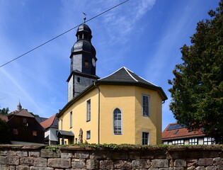 Fototapeta premium Historical Church in the Village Seitenroda, Thuringia