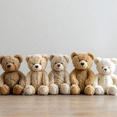 Obraz premium teddy bear on the floor