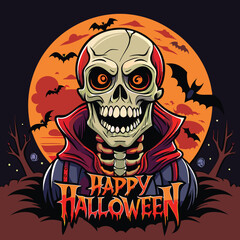 Fototapeta premium Charming Zombie Designs Vector Illustration