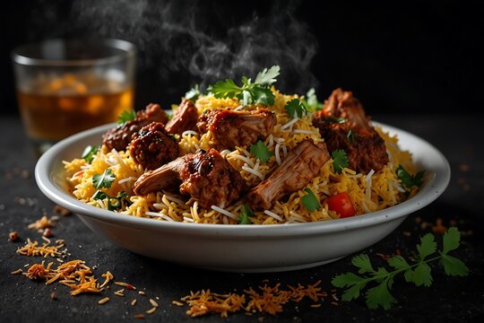 chicken and rice Mutton biryani 