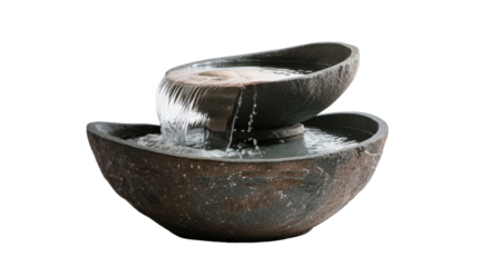 Water Indoor Fountain on transparent background