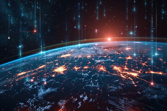 Global cybersecurity for finance  IoT  and space data protection.