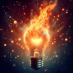 burning bulb