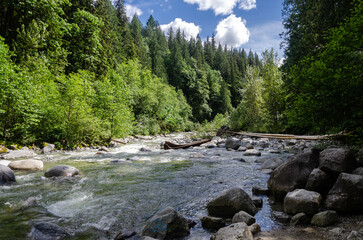 Kettle River near Cascade Falls located Northeast of Mission, British Columbia, Canada