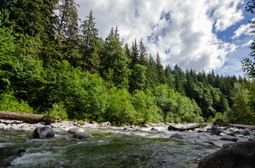 Kettle River near Cascade Falls located Northeast of Mission, British Columbia, Canada