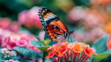 Obraz premium Explore the beautiful jungle pattern with adorable baby animals such as the playful monkey and tropical zebra, all in a vibrant vector art style