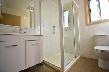 interior of a modern holiday cabin