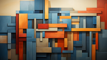 Explore modern stucco art with geometric designs and flat illustrations showcasing precise details in high resolution.