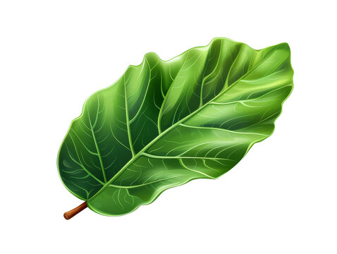 green leaf on white background clip art preview