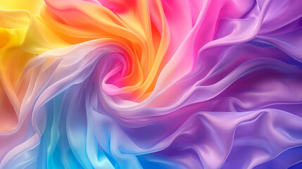 Obraz premium Fabric color design background, gradient colorful abstract background