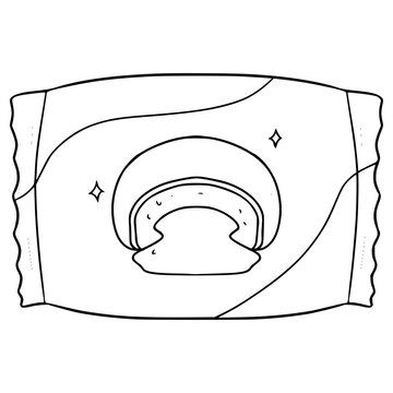 black and white face mask clip art preview
