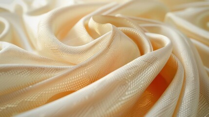 A piece of fabric with a pattern that is very smooth and silky