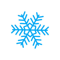 Snowflake Doodle Icon Hand Drawn 