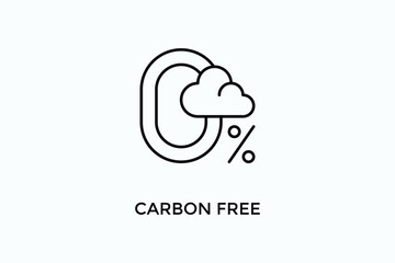 Carbon Free Vector Icon Or Logo Illustration