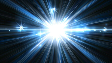 Obraz premium glowing light burst Realistic sun rays. colorful sun ray glow abstract shine light effect starburst sbeam sunshine glowing. Special lens flash, light effect. The flash flashes rays and searchlight.