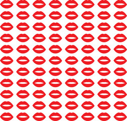 Lips seamless pattern. Lips pattern design.