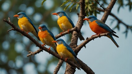 blue and yellow macaw