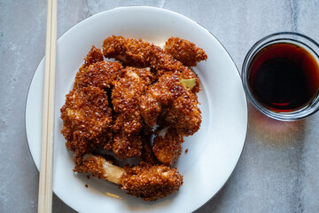 chinese chicken curry with rice and vegetables