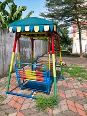 Children play ground in the park