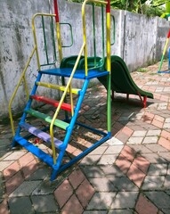 Children play ground in the park