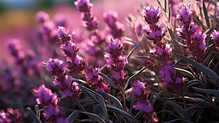 Obraz premium field of lavender HD 8K wallpaper Stock Photographic image