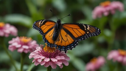 Fototapeta premium The role of butterflies in ecosystems and their impact on biodiversity ai_generated
