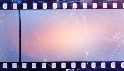 Fototapeta premium Background of retro film overly, image with scratch, dust and light leaks; vintage effect used noise photo overlay frame