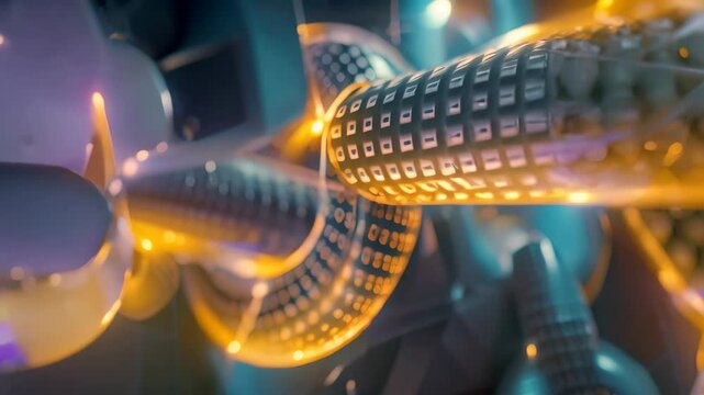 A chain displaying numerical values, symbolizing the concept of consensus algorithms in block baaabafea, Depict the concept of consensus algorithms in blockchain