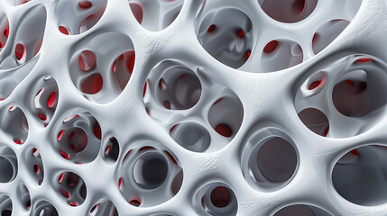 3D abstract background with a repeating pattern