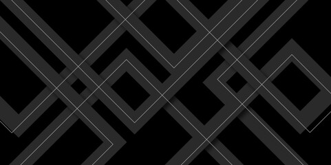 Abstract background with lines black background with diamond and triangle shapes. Modern lines pattern futuristic technology concept background. vector illustration. use for banner, pattern, concept  