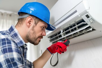 Home engineer enhancing ventilation system to ensure superior indoor air quality