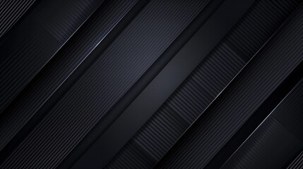 Obraz premium 3D rendering an abstract luxurious dark carbon background with elegant overlay
