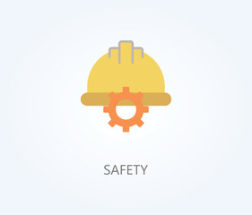Fototapeta premium Safety Vector, Icon Or Logo Sign Symbol Illustration 