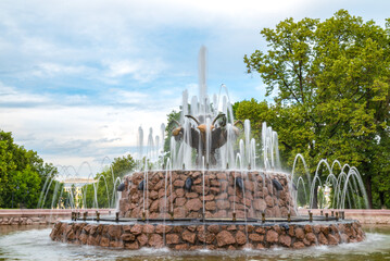 Fountain in the city park