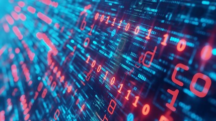 Fototapeta premium Abstract technology background of high speed global data transfer, ultra fast broadband and connection, digital cyber tech motion