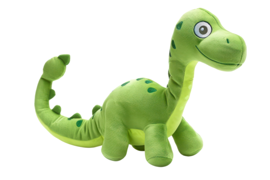 Soft and adorable green dinosaur plush toy with friendly eyes, perfect for kids and collectors alike. Ideal for snuggling and imaginative play.