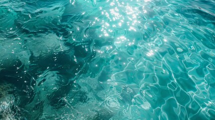 Surface clear water overlay top view background illustration generated by ai