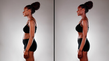 African American Woman's Inspiring Weight Loss