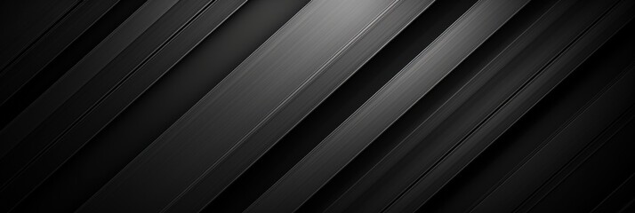 Obraz premium Abstract Black and Gray Diagonal Stripes