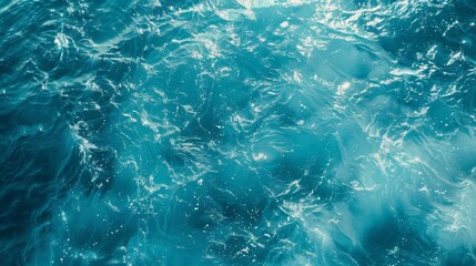 Fototapeta premium Surface clear water overlay top view background illustration generated by ai