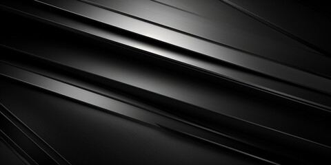 Obraz premium Abstract Black and Grey Diagonal Stripes