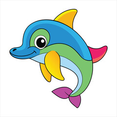 dolphin , dolphin vector,  icon vector illustration, dolphin silhouette of a dolphin isolated on a white background, eps, png, svg,  vector